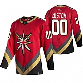 Vegas Golden Knights Customized Red Adidas 2020-21 Alternate Player Stitched Jersey,baseball caps,new era cap wholesale,wholesale hats